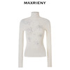 【商场同款】MAXRIENY华丽复古感烫钻套头羊毛毛衫23冬款修身上衣(货号:MC88SW854) 商品缩略图4