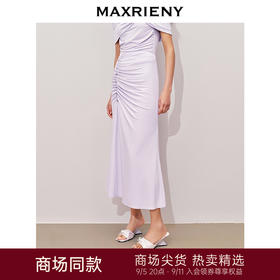 【浪漫上新-商场同款】MAXRIENY*日常系带设计半裙修身显瘦(货号:MC85SK322)