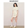MAXRIENY冷清新中式半身裙高腰短裙提花裙子显瘦(货号:MS85SK267) 商品缩略图1