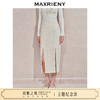 【主题纪念款】MAXRIENY宫廷刺绣双开衩铅笔裙2024秋冬新款半裙(货号:MC85SK505) 商品缩略图0