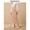 MAXRIENY*复古感丝绒鱼尾半裙钻石绒直筒裙子(货号:MS88SK769) 商品缩略图2