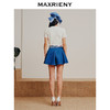MAXRIENY夏日赫本海军风牛仔A字裙裤热裤(货号:MC88PA290) 商品缩略图3