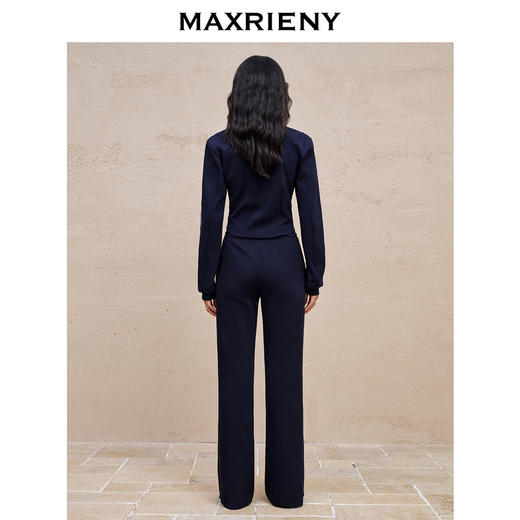 MAXRIENY率性复古风运动感外套截短款修身收腰上衣(货号:MC88JA585) 商品图3