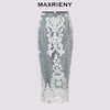 【贵雅日常-商场同款】MAXRIENY复古优雅重工蕾丝刺绣铅笔裙(货号:MC85SK533) 商品缩略图4