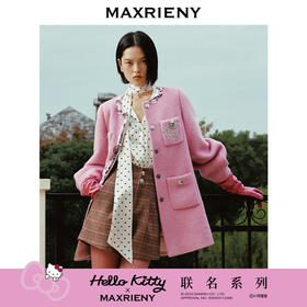 【MAXRIENY x Hello Kitty联名系列】波点印花衬衫2023冬(货号:MC88TP803)