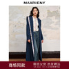 MAXRIENY*复古海军风直身大衣毛呢外套长款(货号:MC88CT504) 商品缩略图0