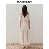 【静奢度假-商场同款】MAXRIENY甜美复古网纱绣花半裙24夏款长裙(货号:MC85SK263) 商品缩略图3