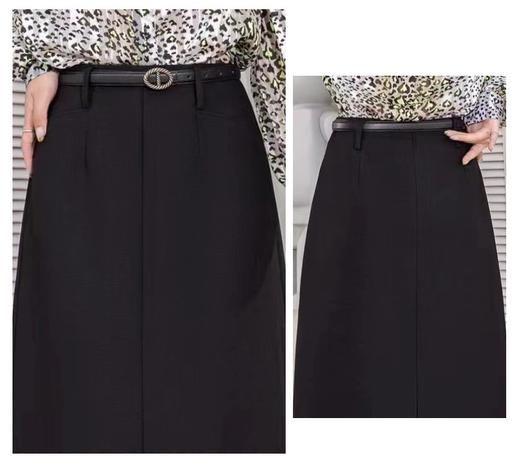 女装24秋冬新品开叉半身裙2235-E8510 商品图3