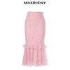 MAXRIENY蕾丝鱼尾裙夏复古高腰半身裙气质短裙子(货号:MC87SK298) 商品缩略图4