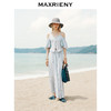 【海边度假-商场同款】MAXRIENY*度假氛围感条纹吊带上衣(货号:MC85TP274) 商品缩略图1