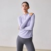 【限时秒】YOGACODE【火树银花系列】2024 瑜伽服长袖上衣女反光条半拉链运动上衣DWJS124031 商品缩略图3