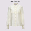 【商场同款】MAXRIENY*宫廷风绣花蕾丝衬衫修身花边上衣女(货号:MS85TP504) 商品缩略图4
