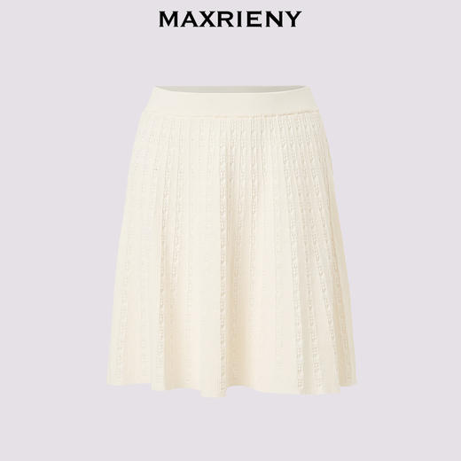 【浪漫度假-商场同款】MAXRIENY*华丽感半裙条纹亮片钉珠短裙(货号:MC85SK323) 商品图4