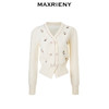 MAXRIENY浪漫复古立体花刺绣开衫镂空针织上衣(货号:MC88SW852) 商品缩略图4