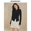 MAXRIENY贵雅新中式蕾丝衬衫收腰2024秋冬新款修身显瘦上衣女(货号:MS85TP514) 商品缩略图2