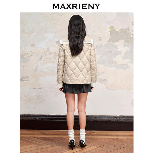 MAXRIENY*复古小香风羽绒服2023秋冬新款外套女(货号:MC88DC521) 商品图3
