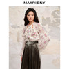 MAXRIENY温柔田园风碎花真丝花衬衫桑蚕丝衬衣上衣(货号:MC88TP579) 商品缩略图2