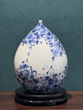 青花芬芳水滴瓶