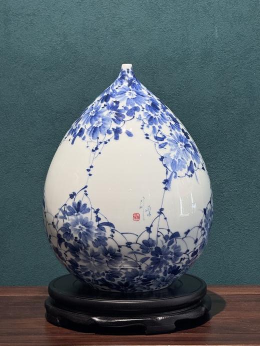 青花芬芳水滴瓶 商品图0