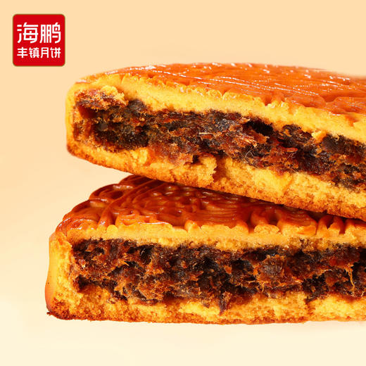 海鹏内蒙牛肉干月饼大月贡688g（买一送一，送五仁月贡） 商品图4
