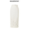 MAXRIENY*优雅复古感雪花钉珠直筒高腰包臀半裙(货号:MC88SK765) 商品缩略图4