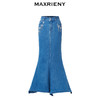 MAXRIENY*浪漫感流星钉钻鱼尾牛仔半裙(货号:MC88SK535) 商品缩略图4