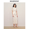 MAXRIENY国风新中式半身裙2024夏季新款蕾丝开叉半裙轻奢盘扣裙子(货号:MS85SK265) 商品缩略图1