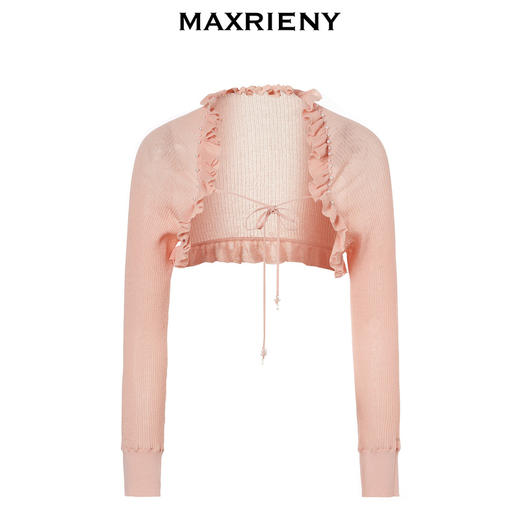 MAXRIENY法式复古感针织衫夏日百搭开衫外套女(货号:MC88JA262) 商品图4