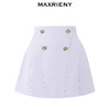 MAXRIENY*复古感短裤裙裙裤高腰廓形感显瘦显高(货号:MS85PA018) 商品缩略图4