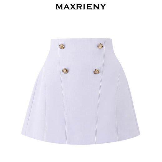 MAXRIENY*复古感短裤裙裙裤高腰廓形感显瘦显高(货号:MS85PA018) 商品图4