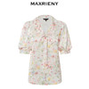 MAXRIENY欧式园艺风翻领印花衬衫多巴胺碎花上衣(货号:MC88TP354) 商品缩略图4