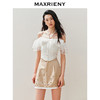【浪漫花园-商场同款】MAXRIENY复古优雅珍珠链条上衣修身显瘦(货号:MC85TP050) 商品缩略图2