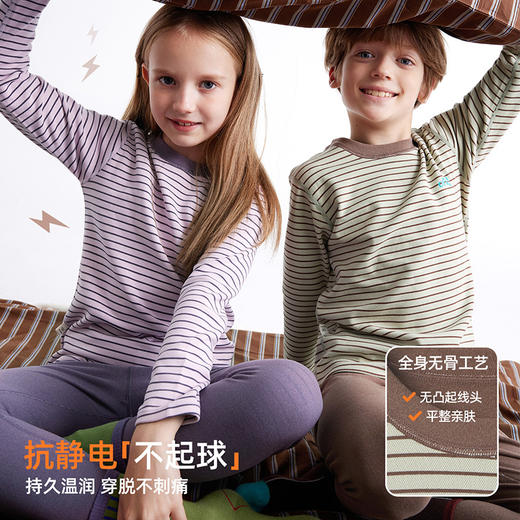 【咕噜日记】儿童艺术条家居服 PQTZ2406 商品图3