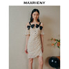MAXRIENY复古赫本风甜姐儿连衣裙蝴蝶结吊带裙(货号:MC88DR353) 商品缩略图2