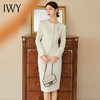 IWY/米白色圆领职业套装时尚*气质女神范医美服饰商务接待两件CS2040
-M 商品缩略图2