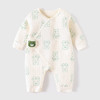 【婴儿夹棉保暖连体衣】春秋款秋装新生儿衣服宝宝外出哈衣加厚秋冬季 商品缩略图0