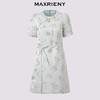 MAXRIENY贵雅新中式连衣裙2024秋冬新款收腰系带国风娃娃裙(货号:MS85DR523) 商品缩略图4