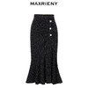 MAXRIENY浪漫复古感赫本风波点鱼尾裙包臀半身裙(货号:MC88SK289) 商品缩略图4