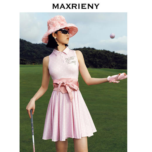 【Hello Kitty时尚防晒系列】MAXRIENYKitty波点时尚防晒服连衣裙(货号:MC85DR361) 商品图1