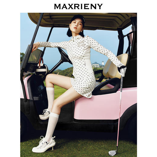 【Hello Kitty时尚防晒系列】MAXRIENYKitty防晒半裙波点2024夏款(货号:MC85SK313) 商品图1