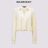 【秀场抢先款】MAXRIENY*休闲V领花苞衬衫钉珠装饰上衣女(货号:MC85TP520) 商品缩略图4