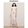 【商场同款】MAXRIENY浪漫度假半身裙包臀高腰裙子立体花绑带(货号:MS85SK263) 商品缩略图1