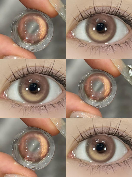 MIMIPARK埋脸呆橘 半年抛 两片 14.5mm 参考着色 13.9mm 基弧 8.6 含水 38% 新锐国货 商品图1