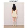MAXRIENY浪漫度假风连衣裙网纱拼接设计2024夏款泡泡袖a摆裙子(货号:MS85DR296) 商品缩略图3