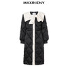 MAXRIENY名媛千金小香风羽绒服长款蝴蝶结廓形外套(货号:MS88DC505) 商品缩略图4