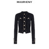 MAXRIENY*黑金小香风短外套毛衫修身上衣(货号:MC88JA838) 商品缩略图4
