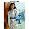 【商场同款】MAXRIENY复古雪花刺绣钉珠羽绒服23冬款毛领牛仔外套(货号:MG88DC751) 商品缩略图1