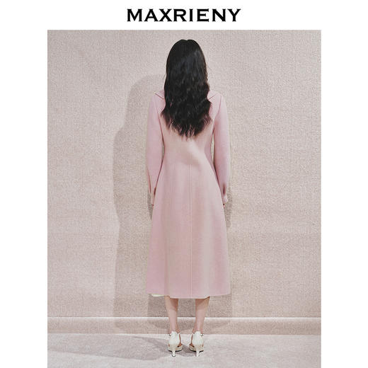 [东方新摩登]MAXRIENY中式雅韵复古毛呢大衣2024秋冬盘扣外套女(货号:MS85CT507) 商品图3