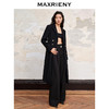 MAXRIENY极简复古感收腰双面呢羊毛大衣长款外套女(货号:MC88CT512) 商品缩略图1