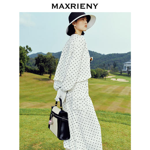 MAXRIENY时尚防晒服凉感波点半身裙(货号:MS85SK260) 商品图2